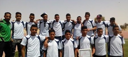تهنئة الى  اولمبي الرقيبة اواسط