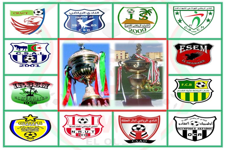 الفرق المتوجة بالبطولات والكؤوس الموسم 2019/2018